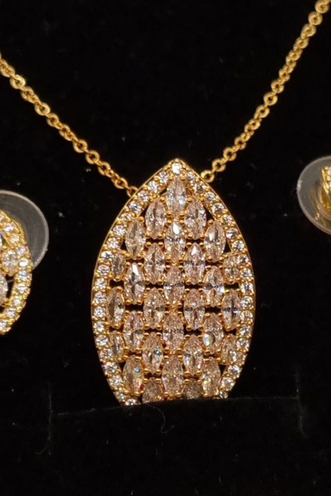 2 Piece Gold Jewellery Set