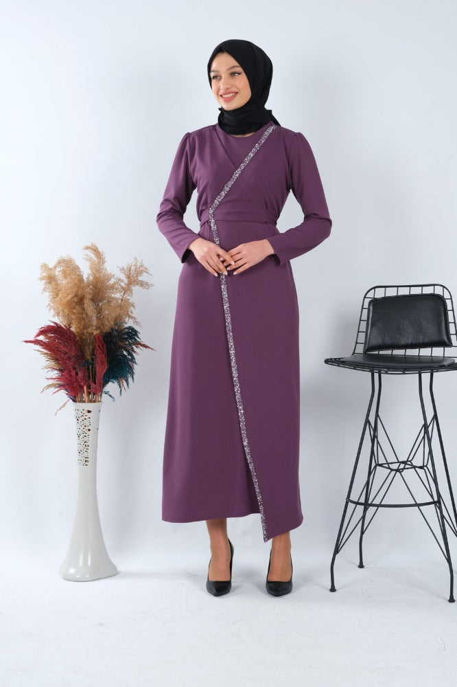 DEEP-PURPLE-SILHOUETTE-DRESS,Purple-Dress,silhoutte-Dress