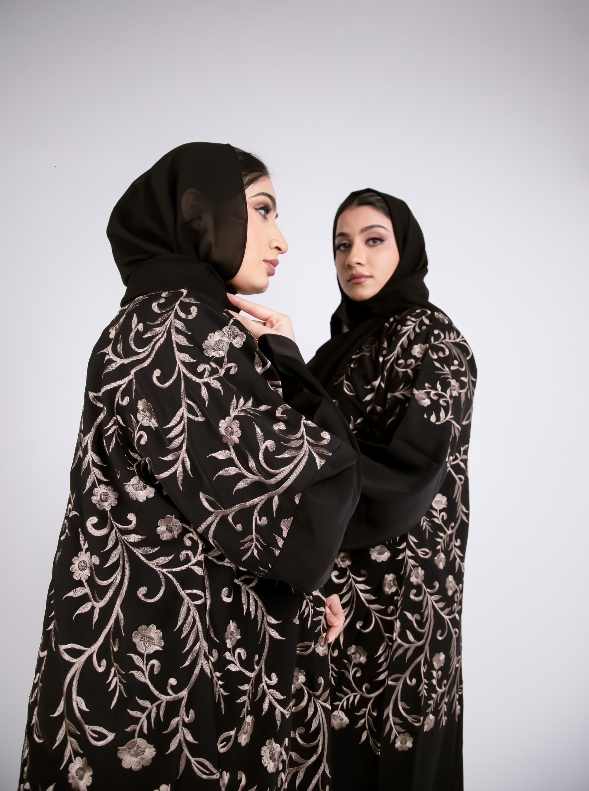 Enchantment Abaya,Embroidery-Abaya,Black-Abaya