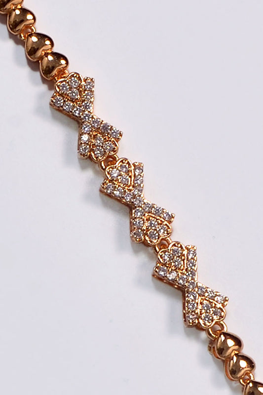 Sparkling Gold Chain Bracelet