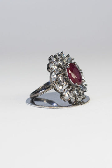 Ruby Crystal Ring